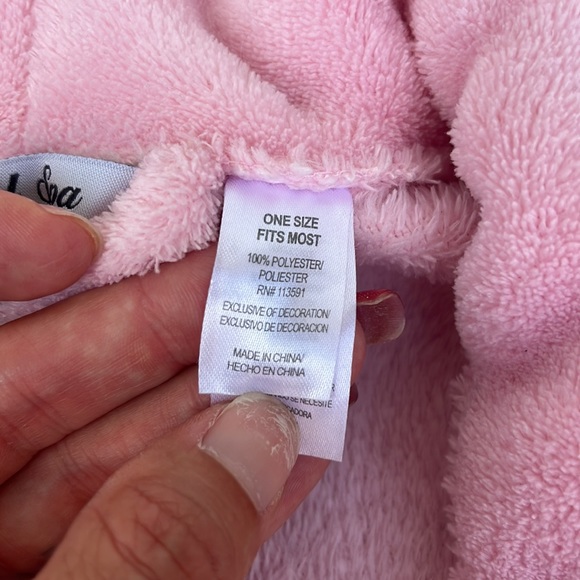 Hotel Collection Pink Robe - One Size - Picture 3 of 15